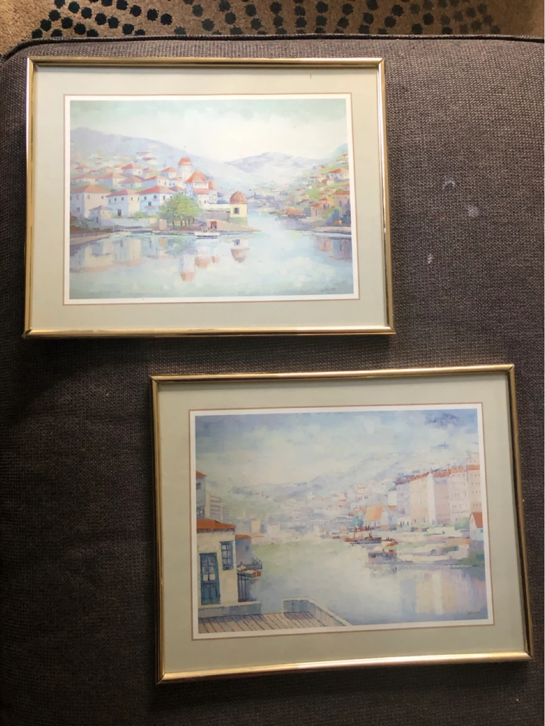 Set of 2 Framed Watercolour Art Prints