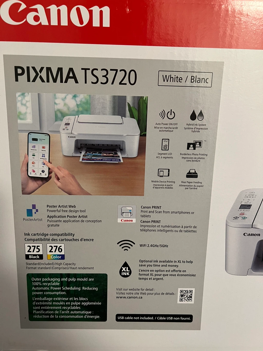 Canon PIXMA TS3720 All-In-One Printer
