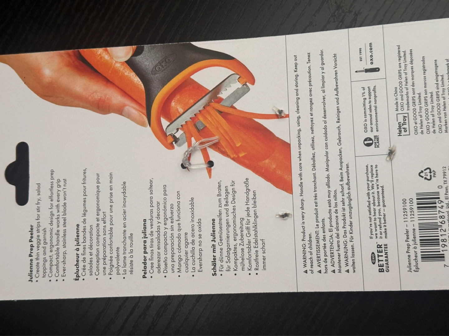 OXO Good Grips Julienne Prep Peeler - photo 3