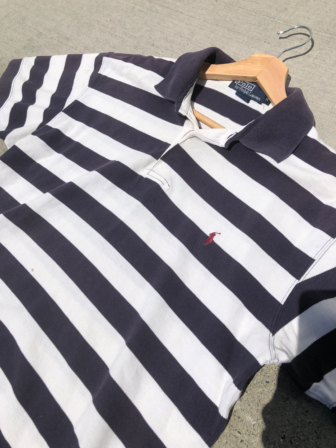 Polo by Ralph Lauren Striped Rugby Shirt [Medium] - photo 5