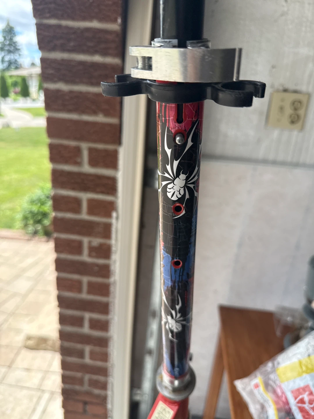 Web Head Stunt Scooter with Blue Grips - photo 2