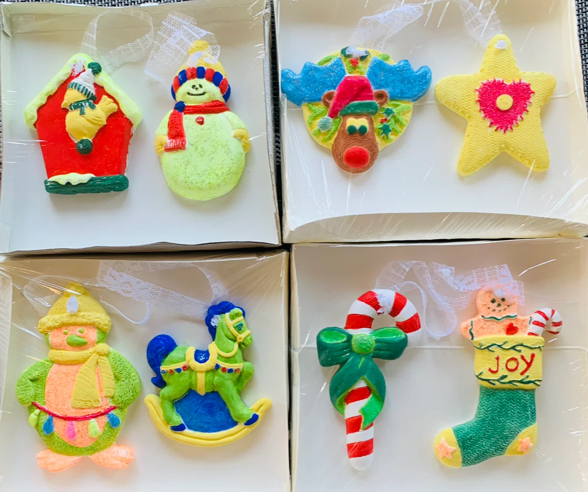 NEW Christmas Ornaments hand-painted w/ FREE gift - photo 4