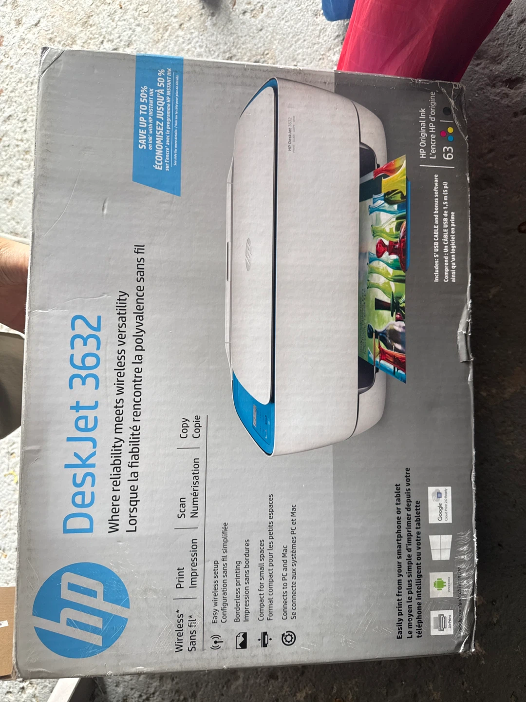 HP DeskJet 3632 All-in-One Printer - photo 3