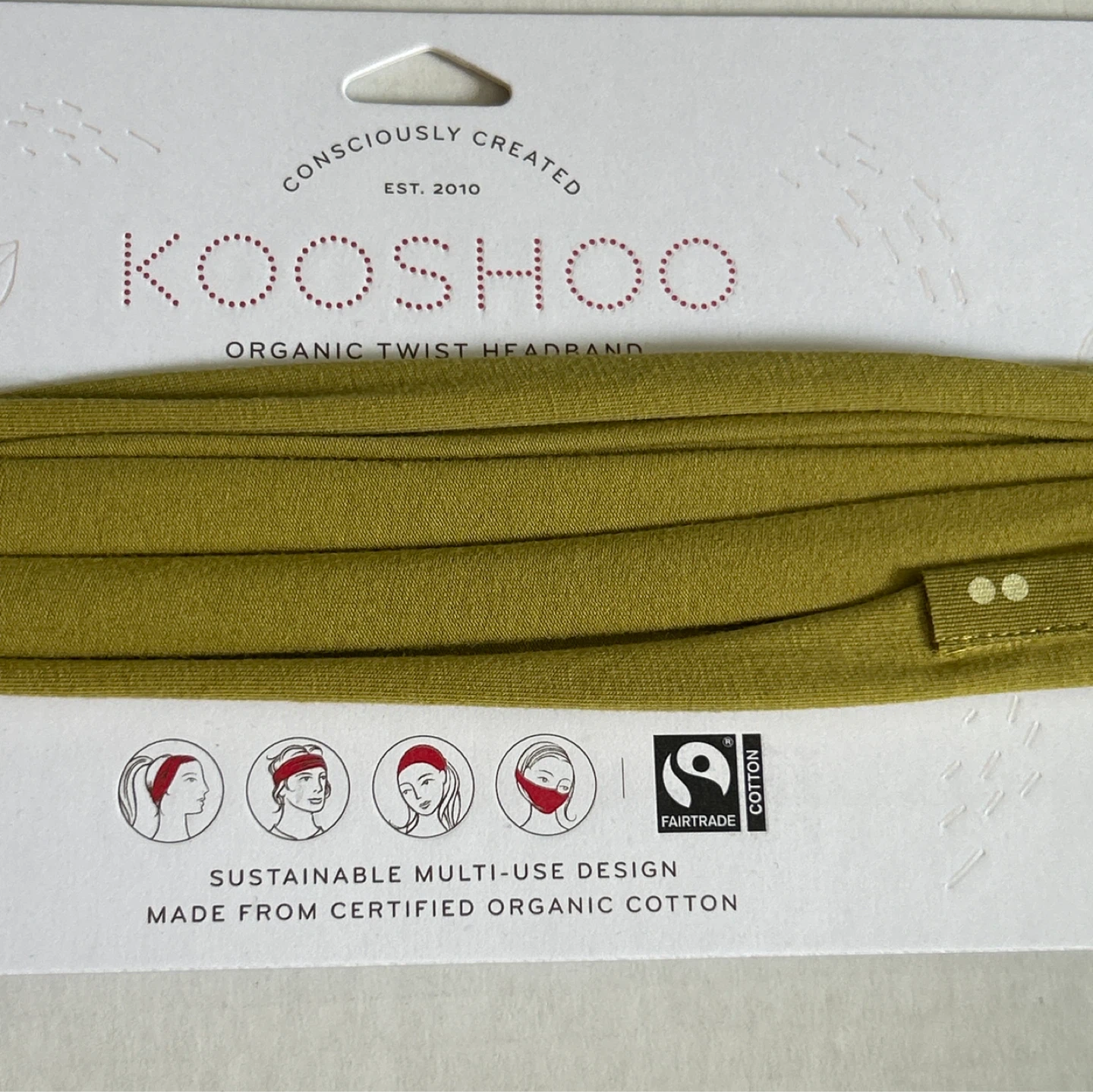 KOOSHOO Organic Twist Headband - Willow Green - photo 2