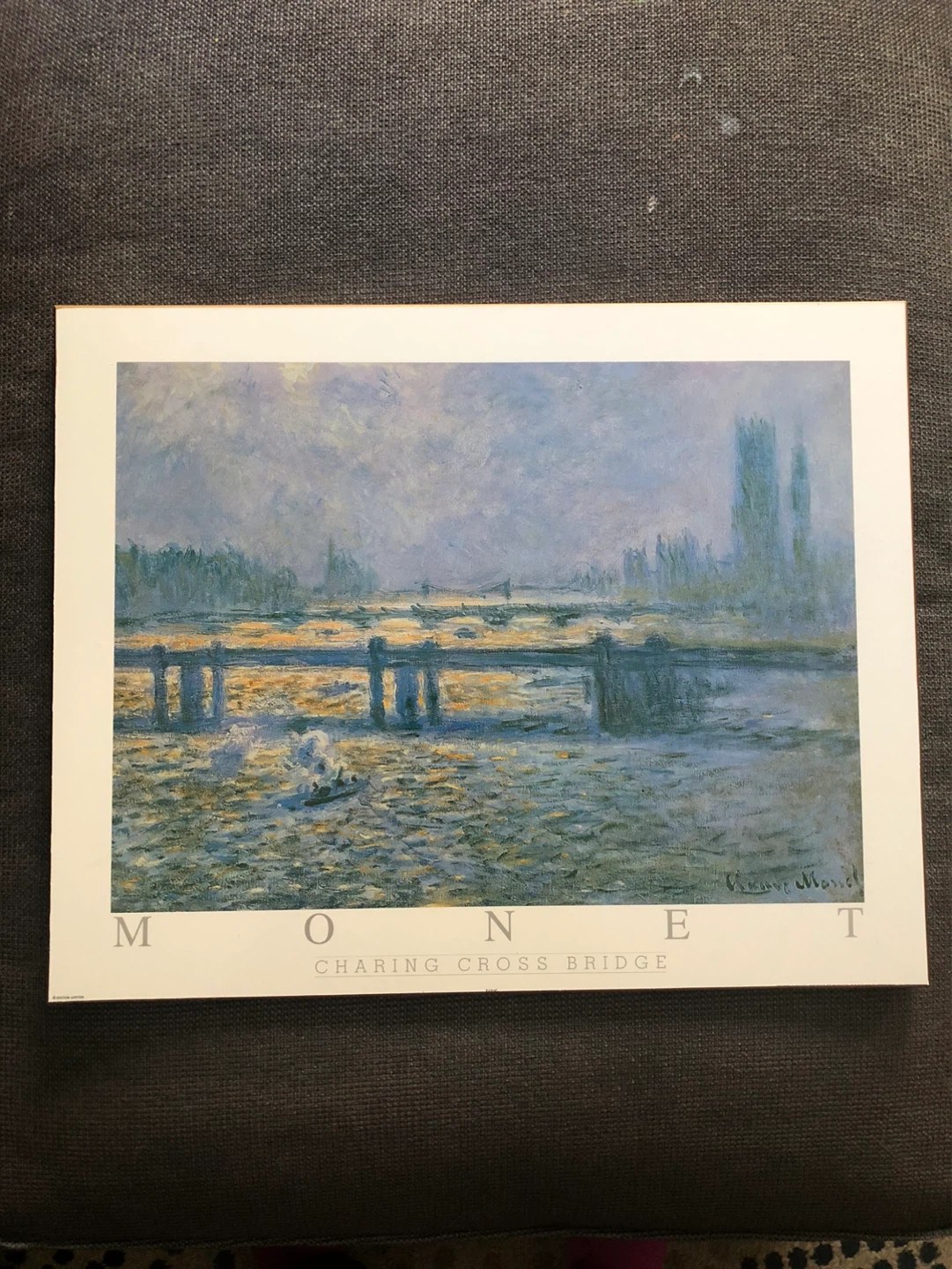 Monet Charing Cross Bridge Art Print - photo 2