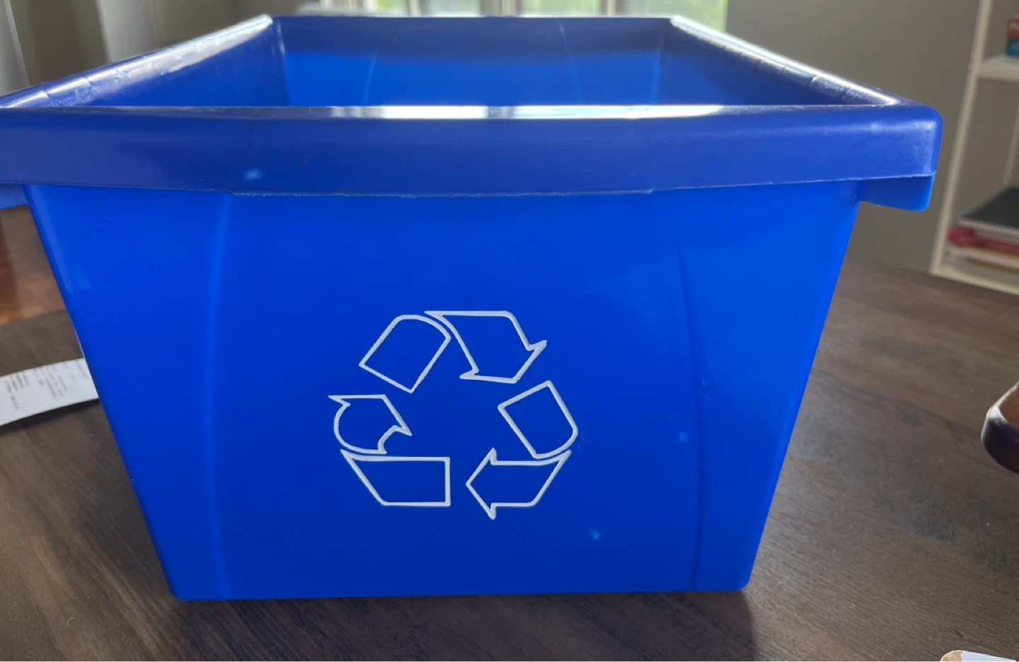 15 lt. Blue Plastic Recycling Bin