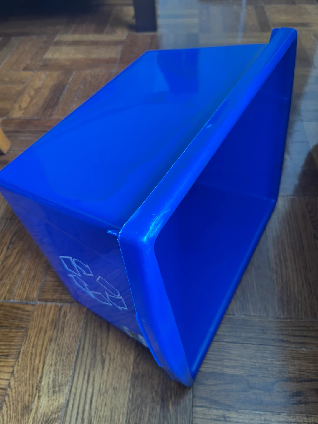 15 lt. Blue Plastic Recycling Bin - photo 2