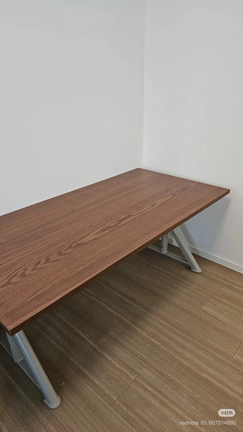 IKEA IDÅSEN Height Adjustable Desk - Brown Wood, 160x80 cm