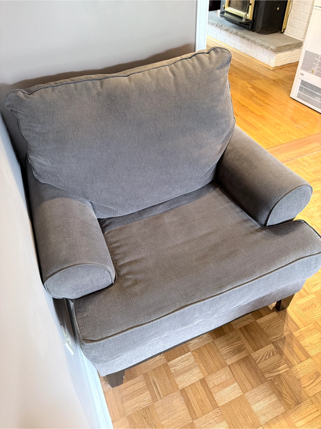 3 pieces Grey Sectional Sofa - photo 3