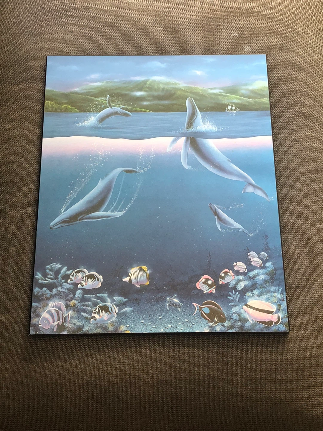 Whale and Fish Wall Art