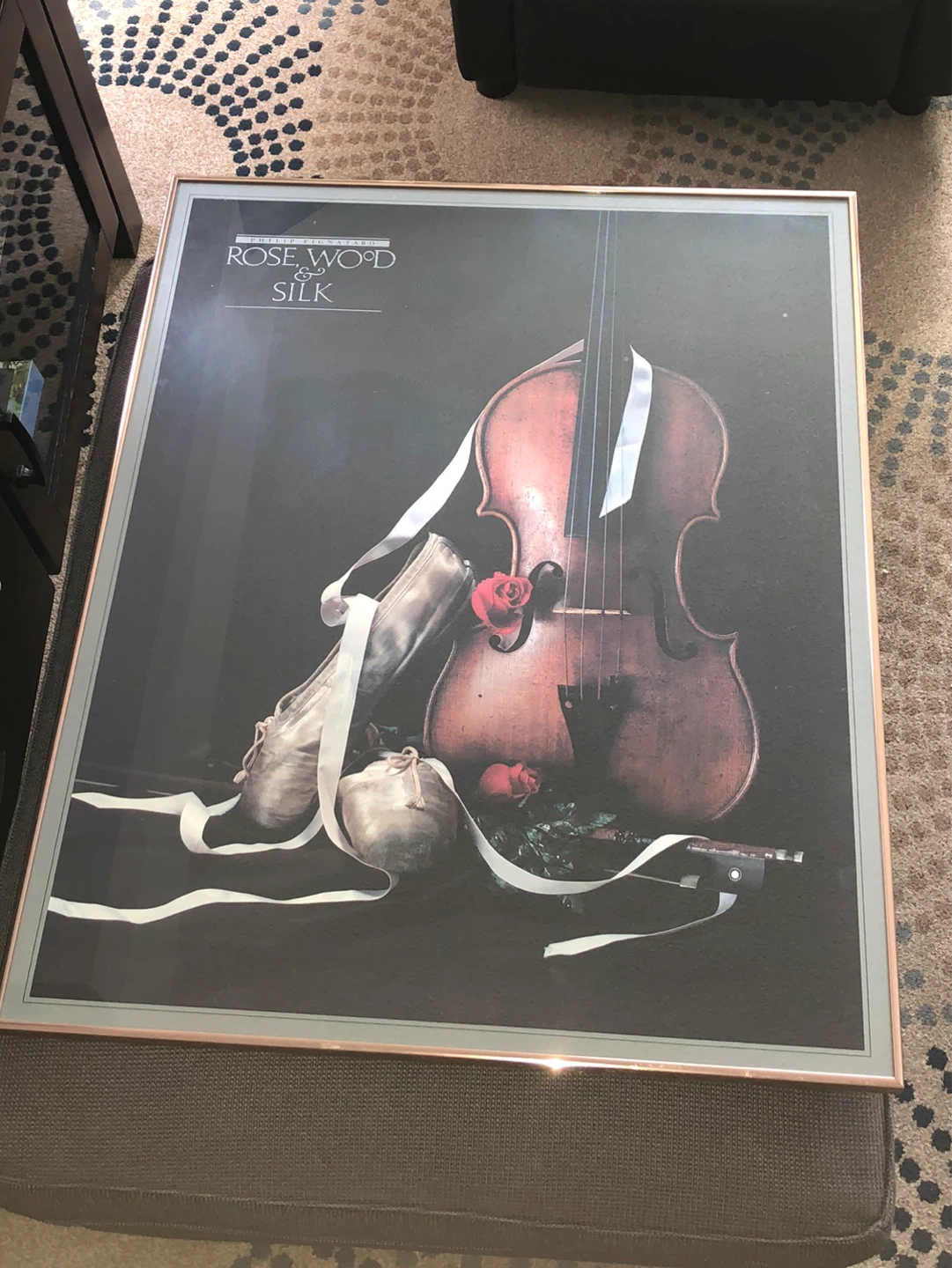 Rosewood & Silk Framed Print