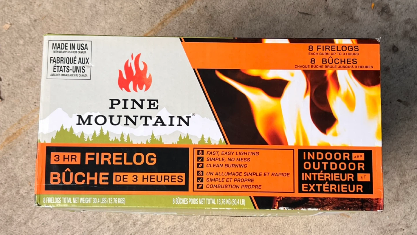 Pine Mountain 3 HR Firelogs (8 Pack)