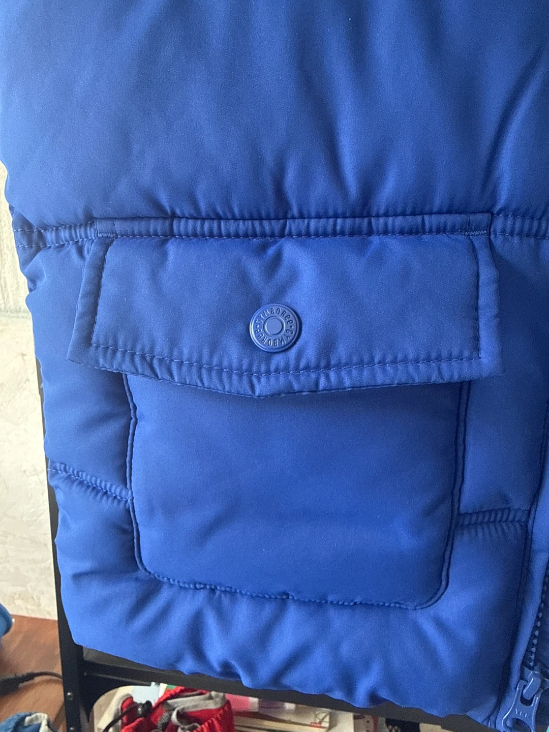 Gymboree Blue Puffer Vest Size 8 - photo 2
