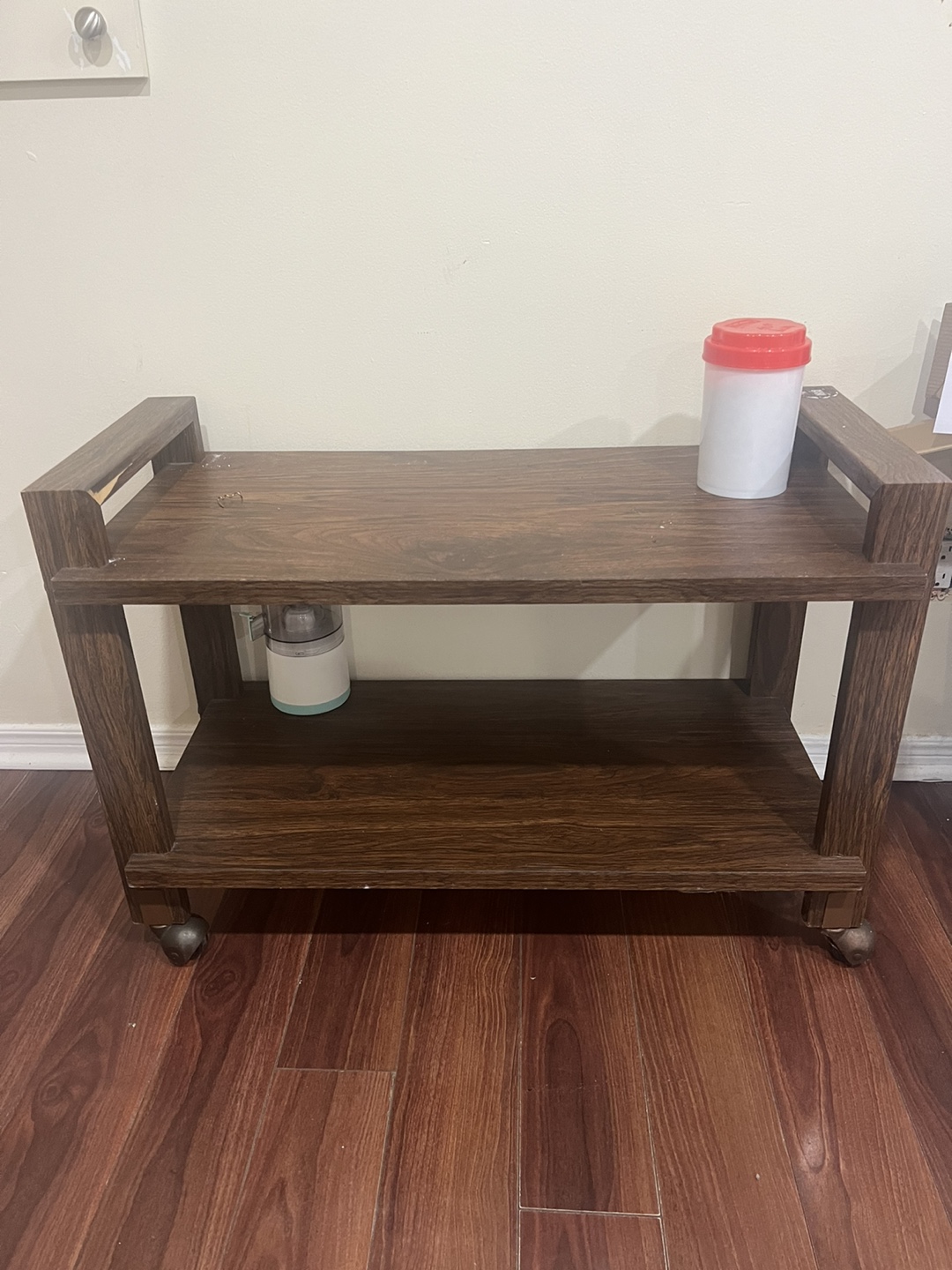 Wooden Rolling Cart