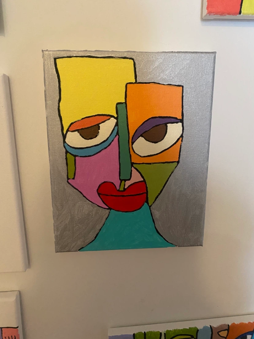 Abstract Portrait Canvas Art - photo 3