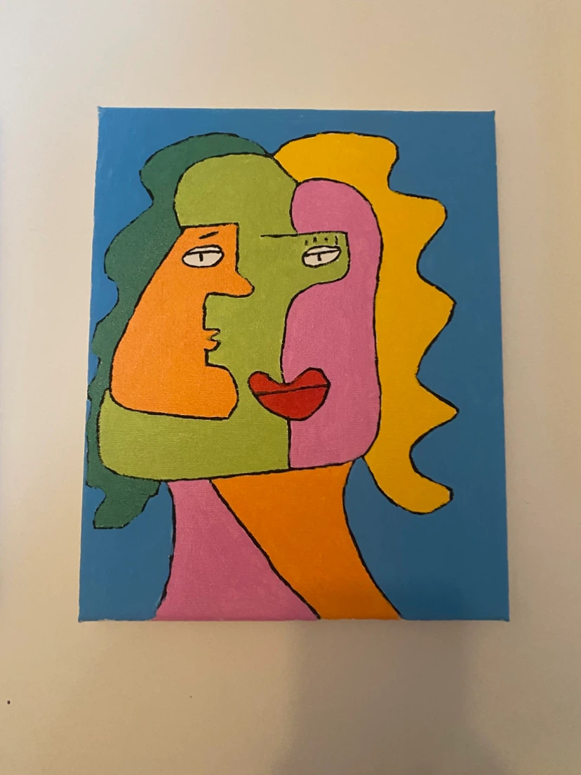Abstract Portrait Canvas Art - photo 4