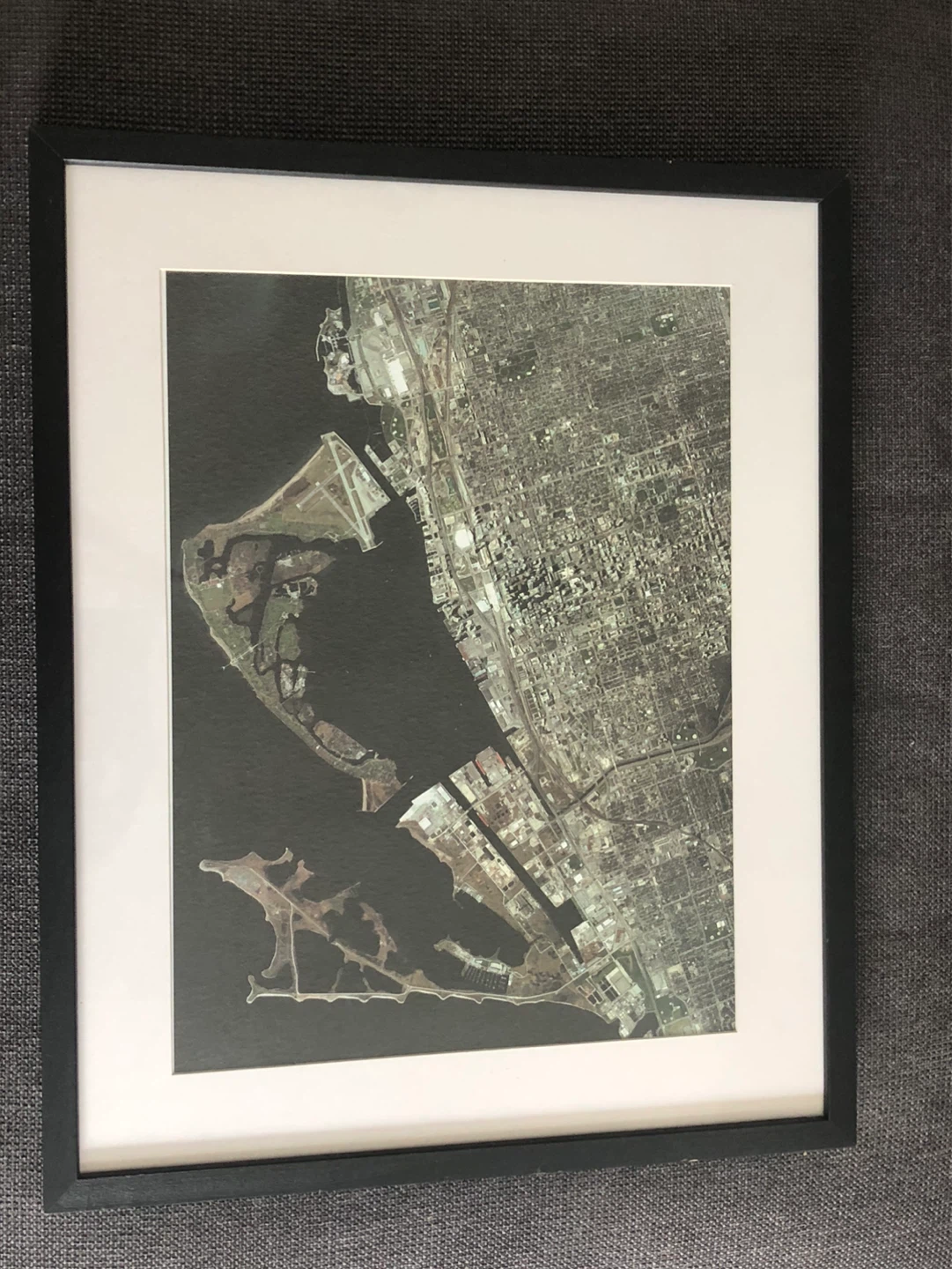 Framed Aerial Photograph Art Print - photo 2