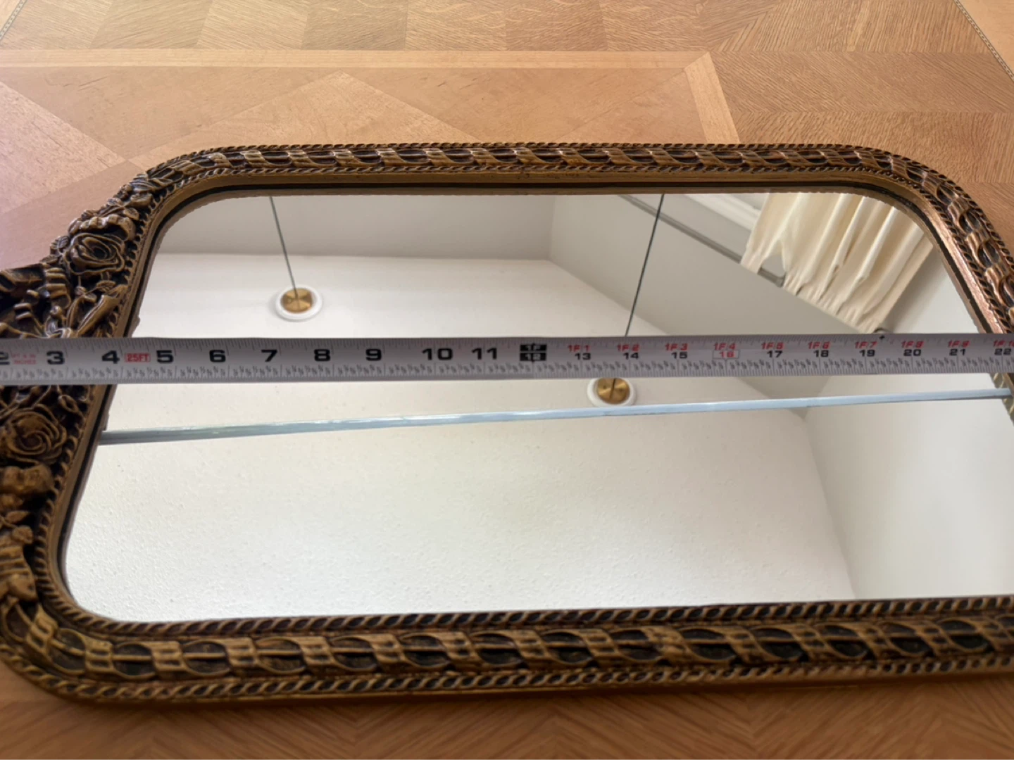 Vintage :Ornate Gold Mirror - photo 2