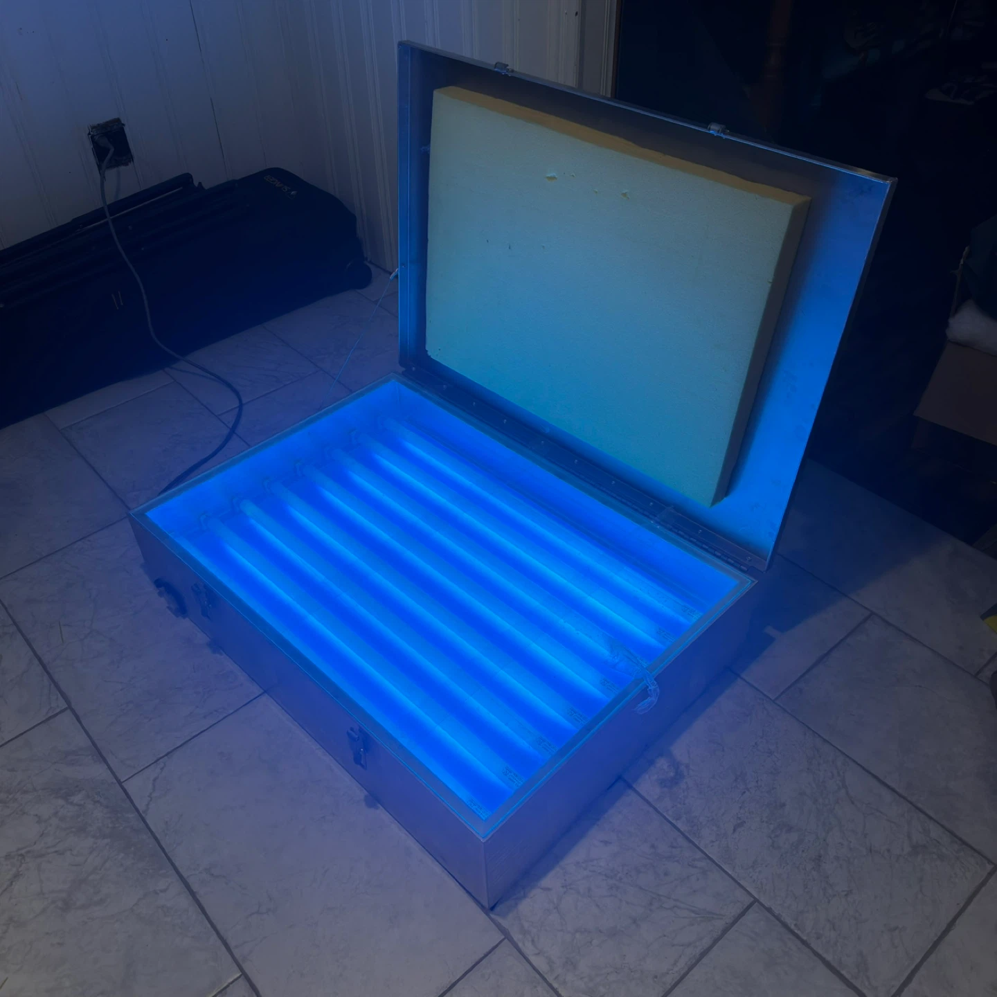 Exposure unit for screen printing