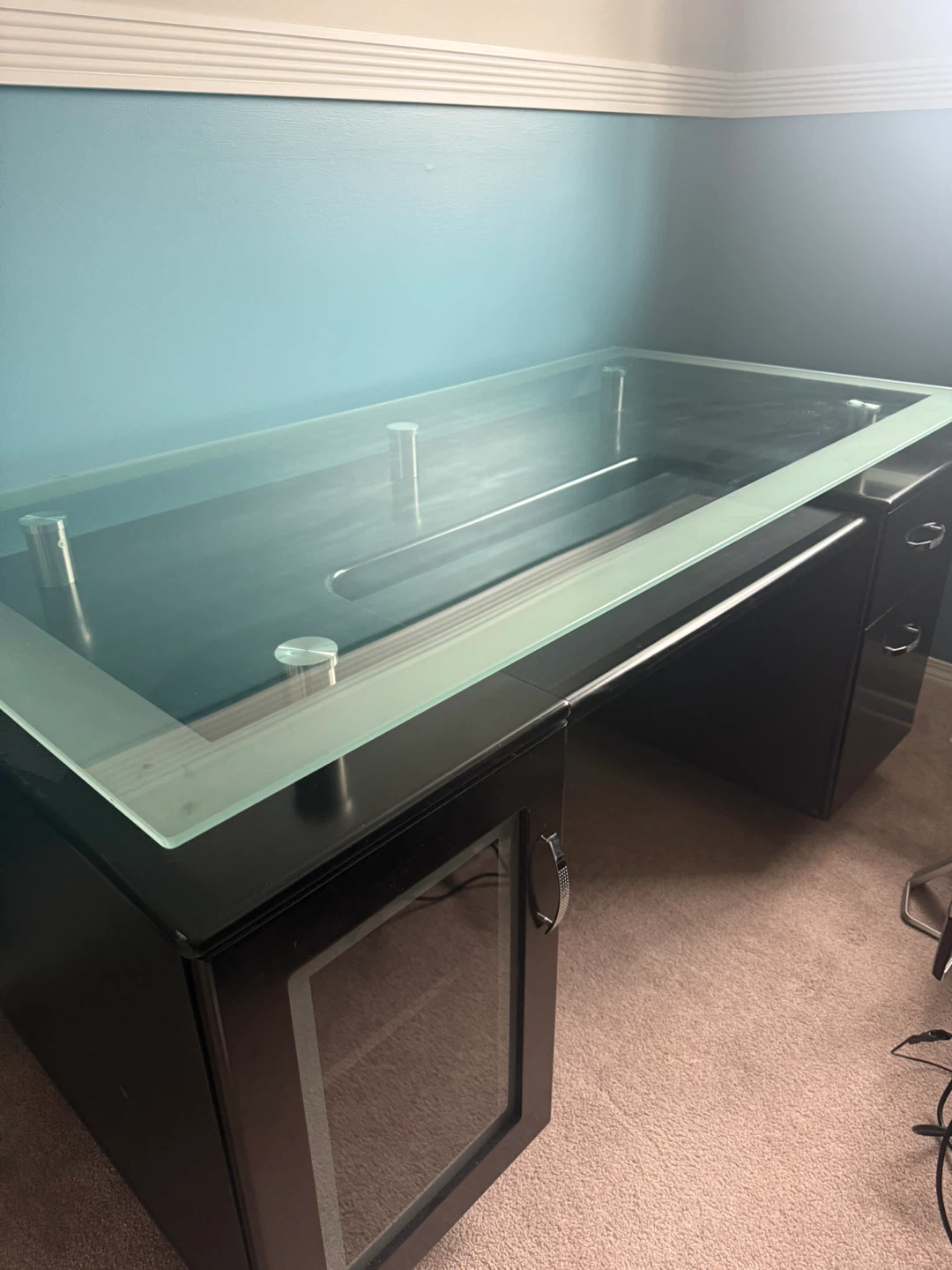 Glass Top Desk