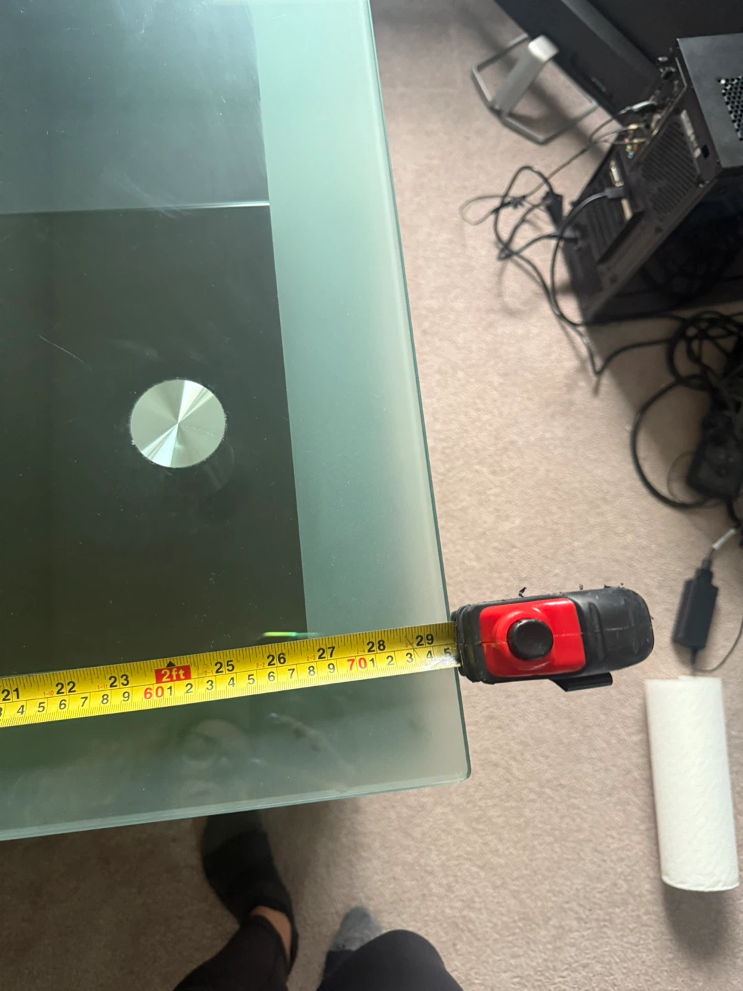 Glass Top Desk - photo 3