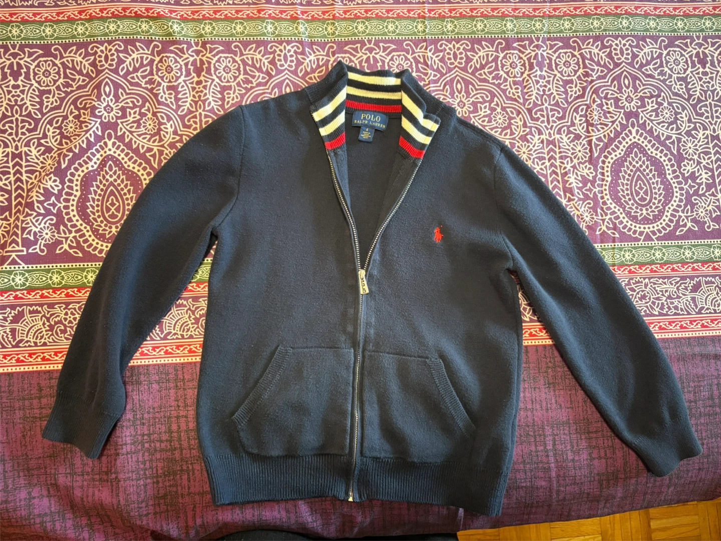 Polo Ralph Lauren Zip-Up Cardigan Sweater
