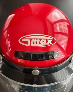GMAX Red Motorcycle Helmet DOT - photo 2