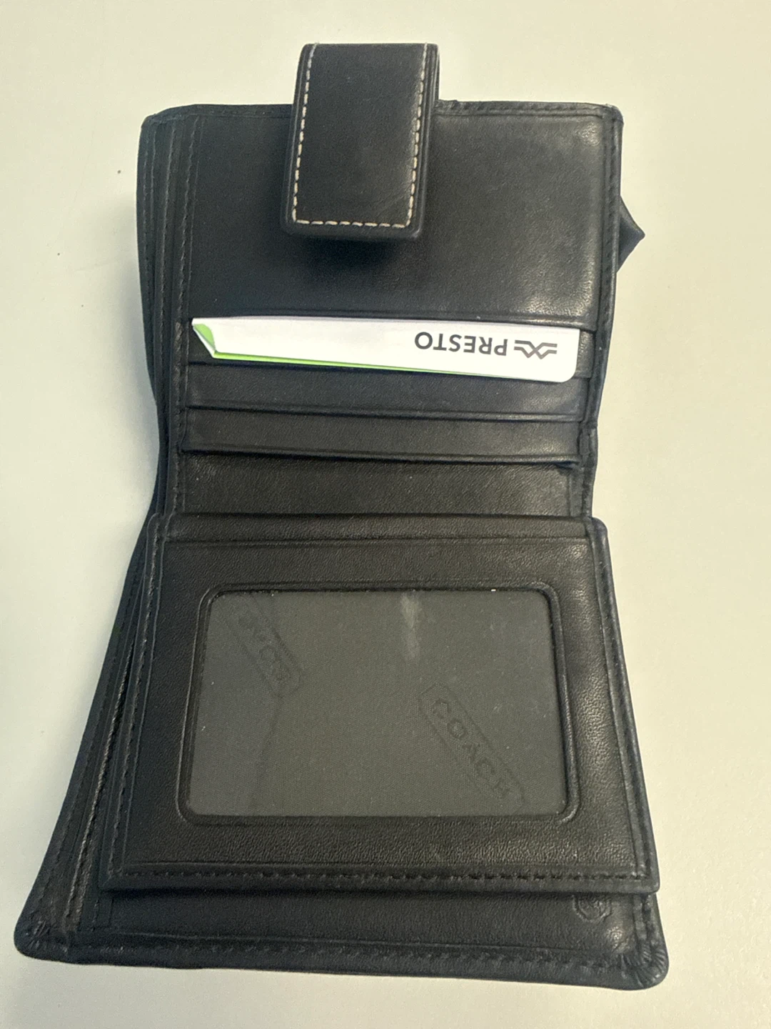 Coach Black Signature Wallet