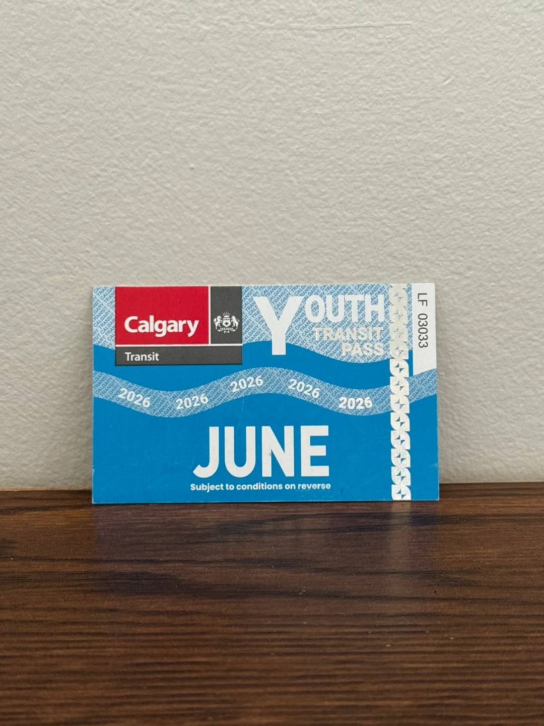 Calgary Transit Youth June Pass 2026