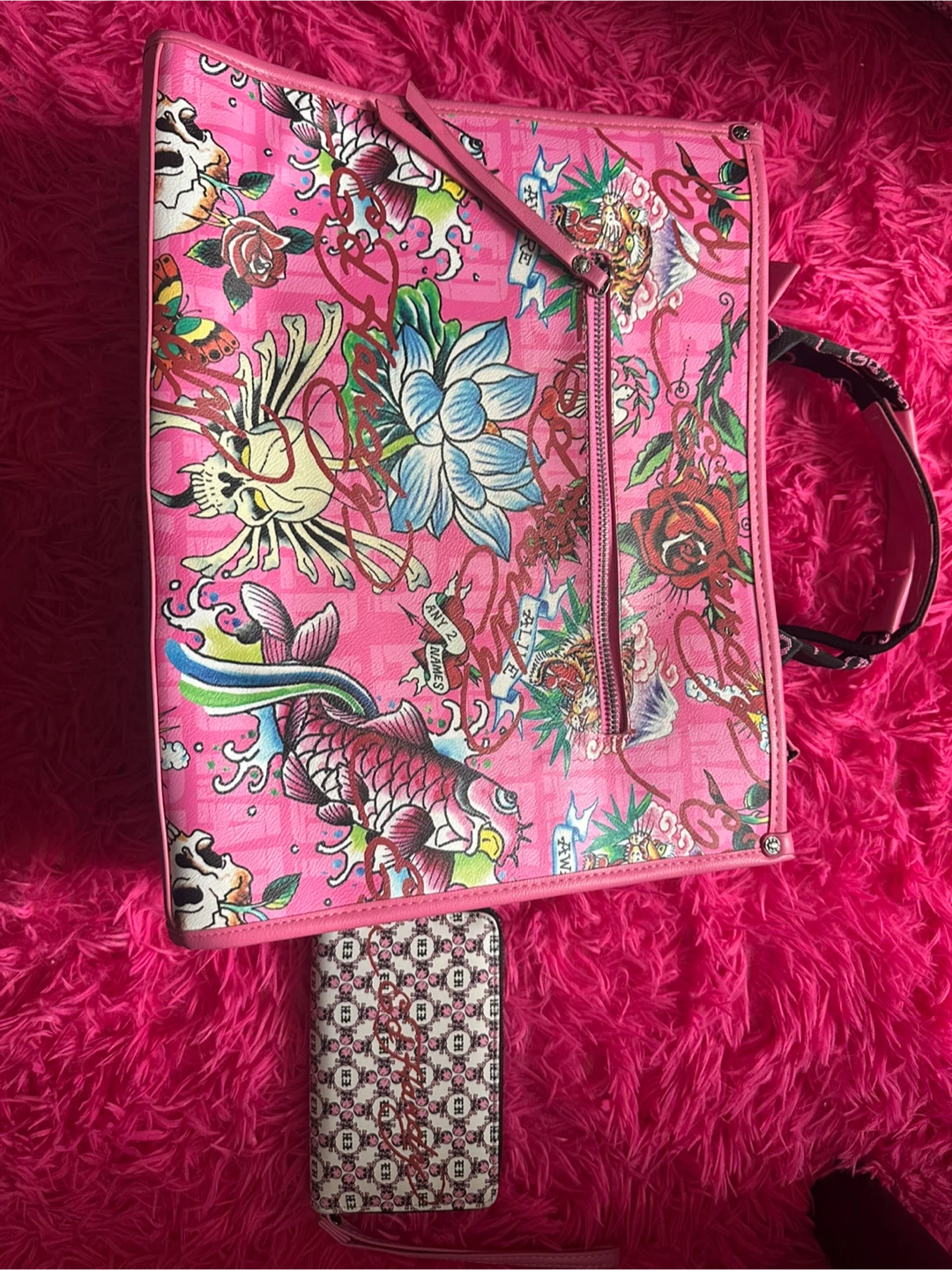 Ed Hardy Tote Bag and Wallet Set - photo 2