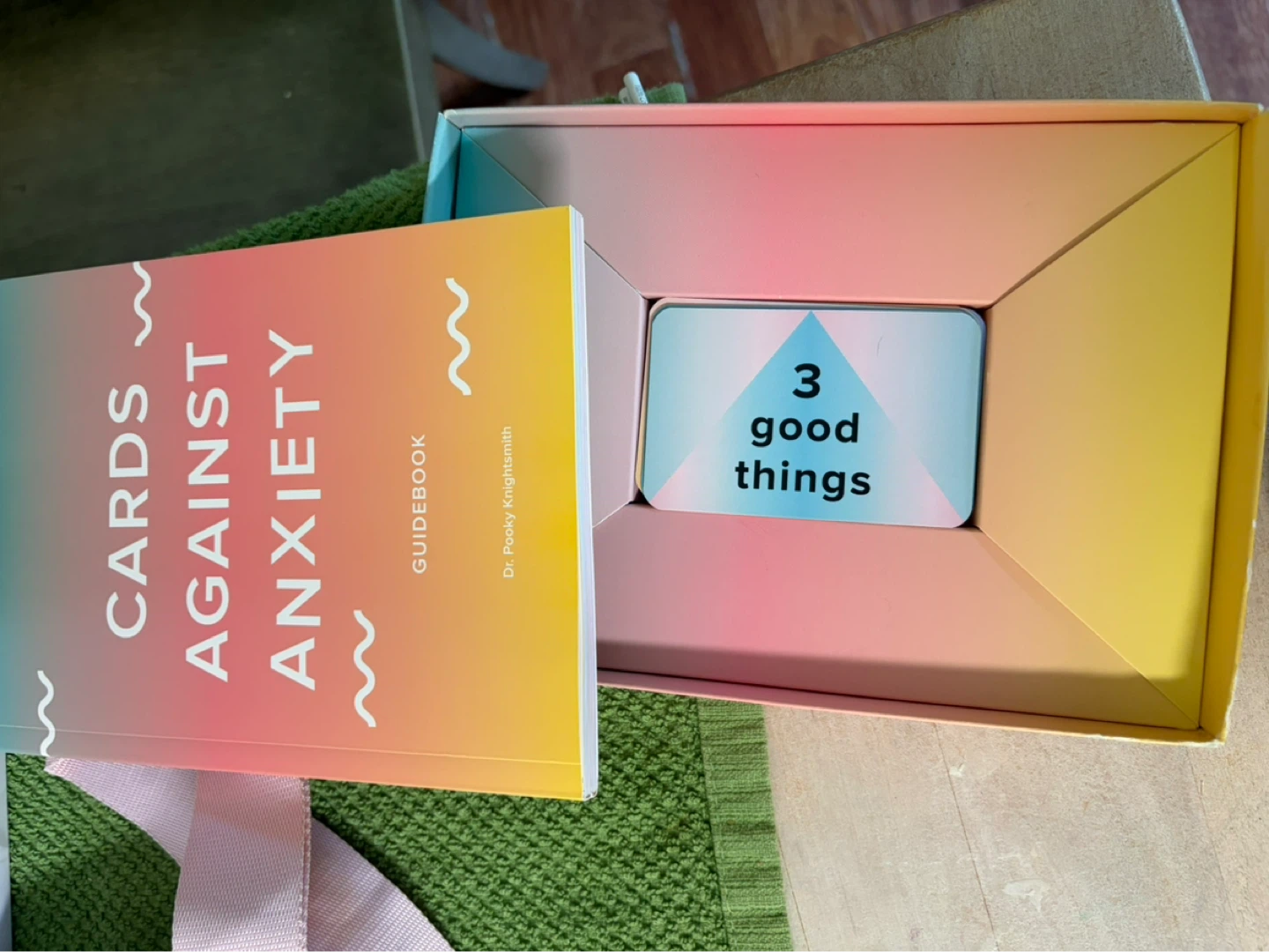 Cards Against Anxiety Pocket-Size Mindfulness Cards - photo 2