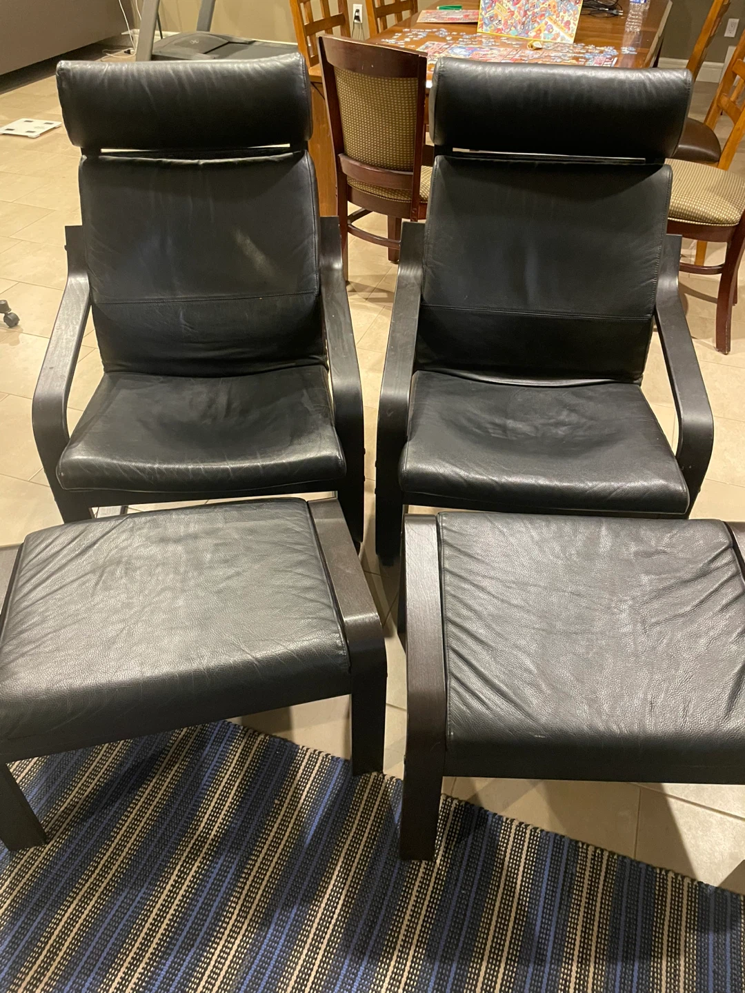 IKEA POÄNG Armchair + Ottoman Set(s) - photo 2