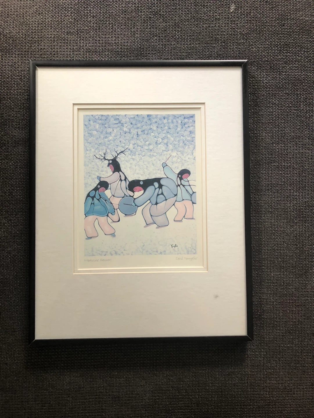 Cecil Youngfox "Medicine Dancers" Framed Art - photo 2
