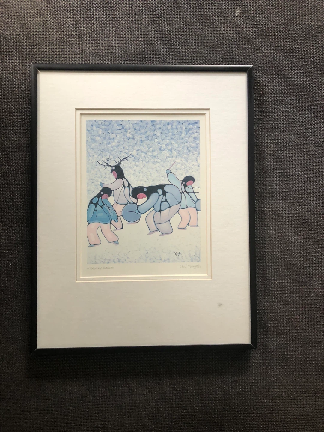 Cecil Youngfox "Medicine Dancers" Framed Art