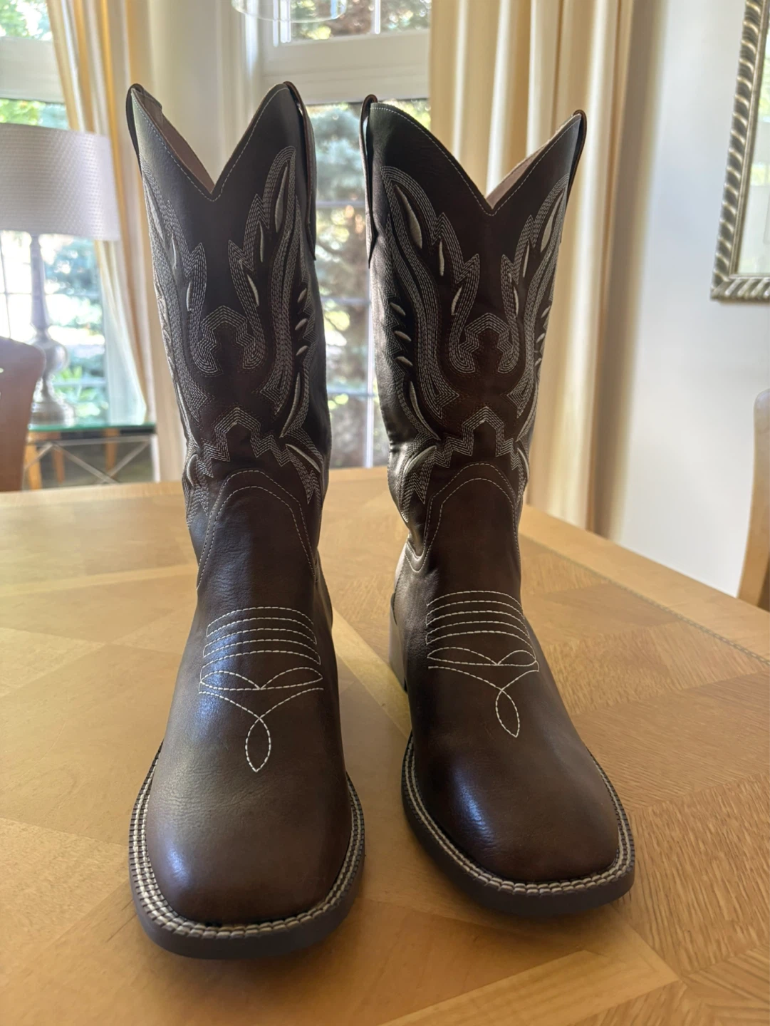 Brown Cowboy Boots - Size 8 - photo 3