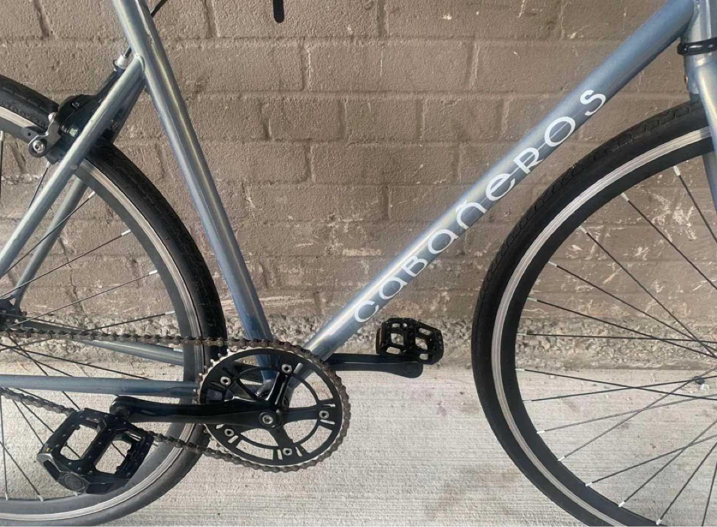 Chromoly steel frame Fixed Gear Caballeros Bicycle - photo 5