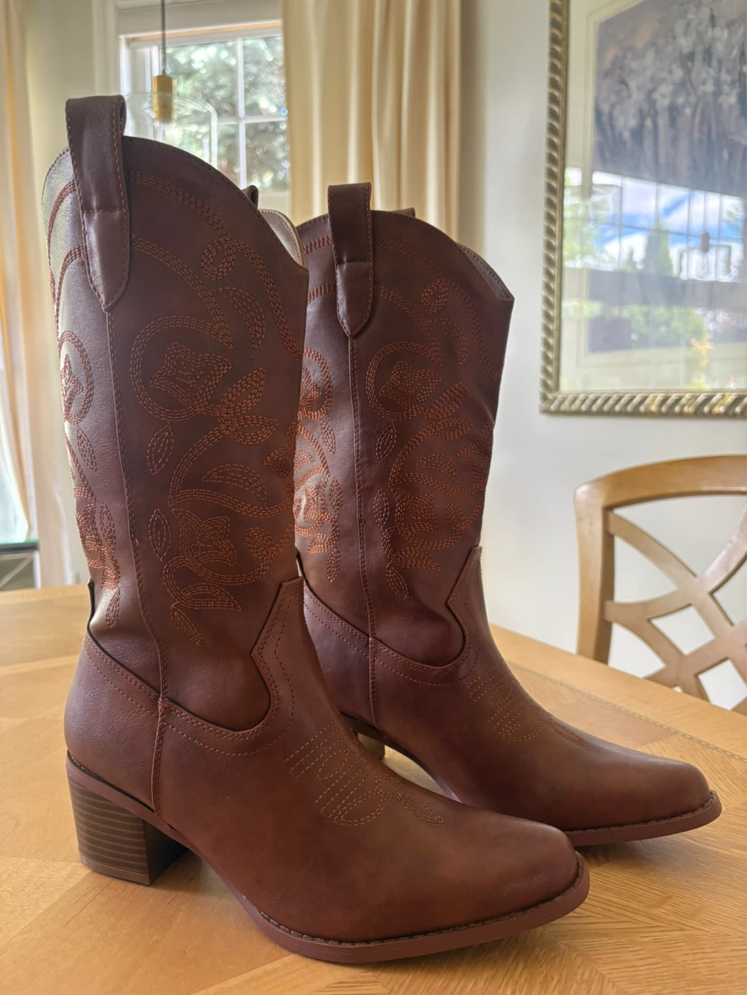 Brown Cowboy Boots - Size 7 - photo 3