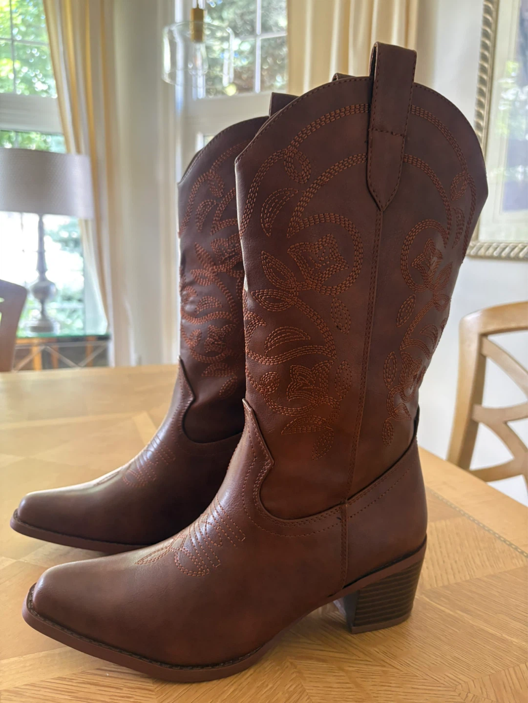 Brown Cowboy Boots - Size 7 - photo 2