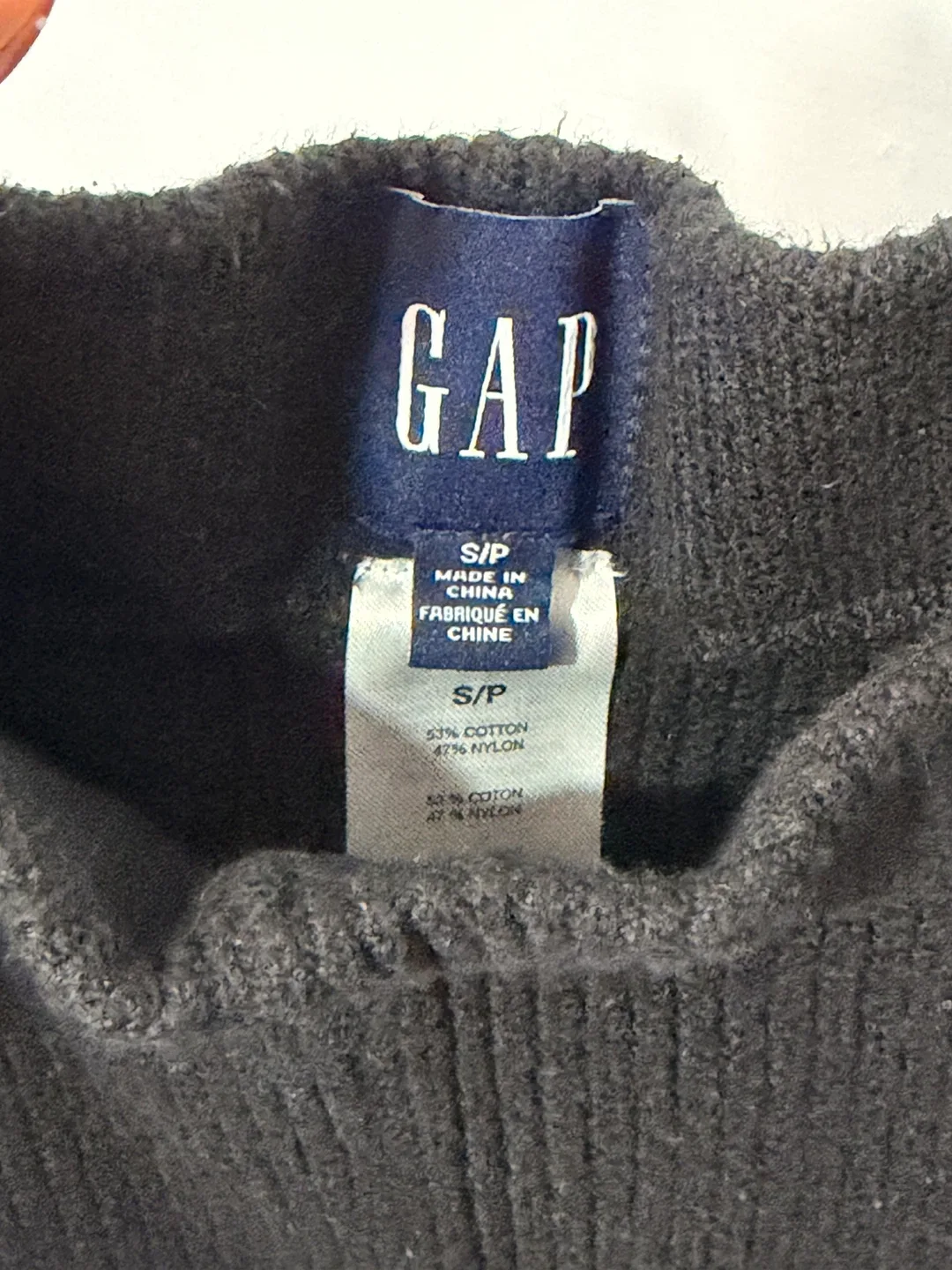 GAP Black Ribbed Wide-Leg Pants - photo 2