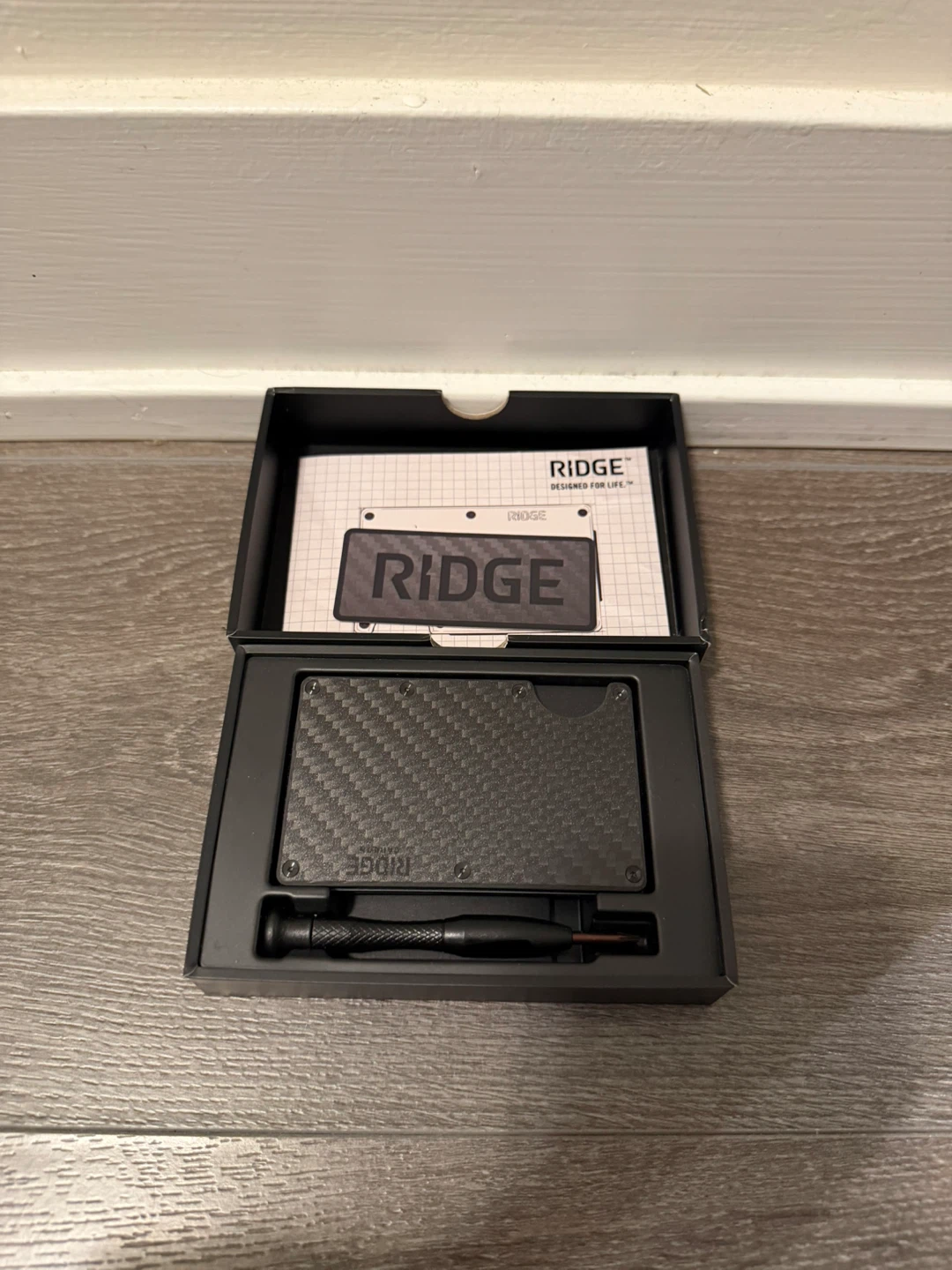 Ridge Wallet Slim RFID Blocking Carbon Fiber - photo 2