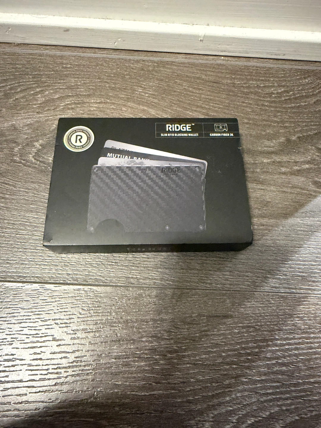 Ridge Wallet Slim RFID Blocking Carbon Fiber