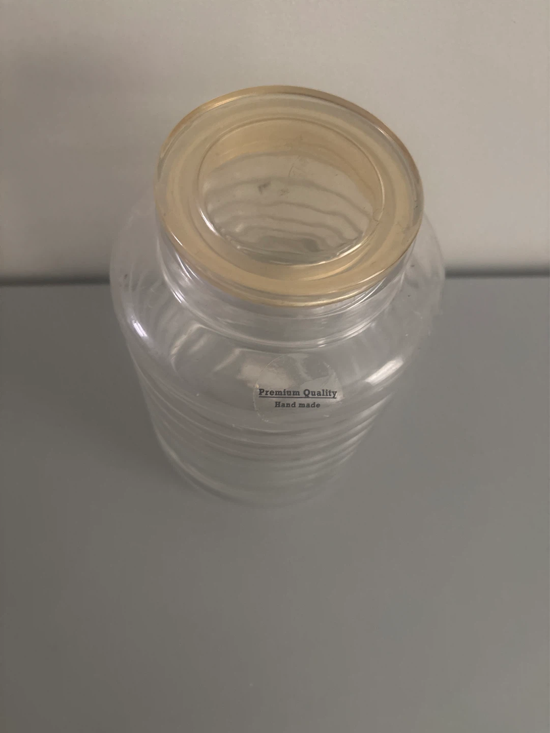 Handmade Glass Storage Jar with Lid - photo 3