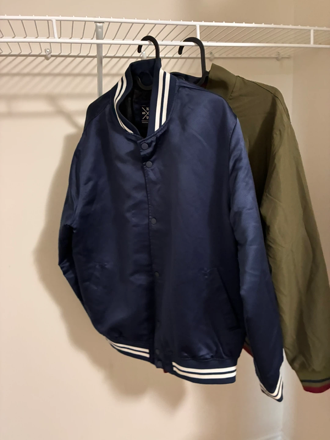 Navy Blue and green Bomber Jackets - photo 2
