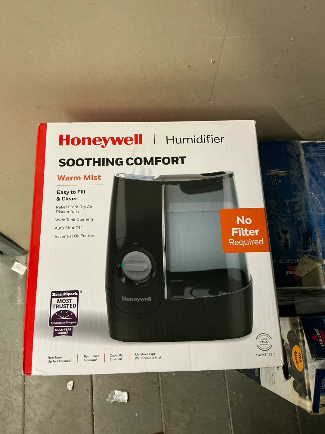 Honeywell Soothing Comfort Warm Mist Humidifier