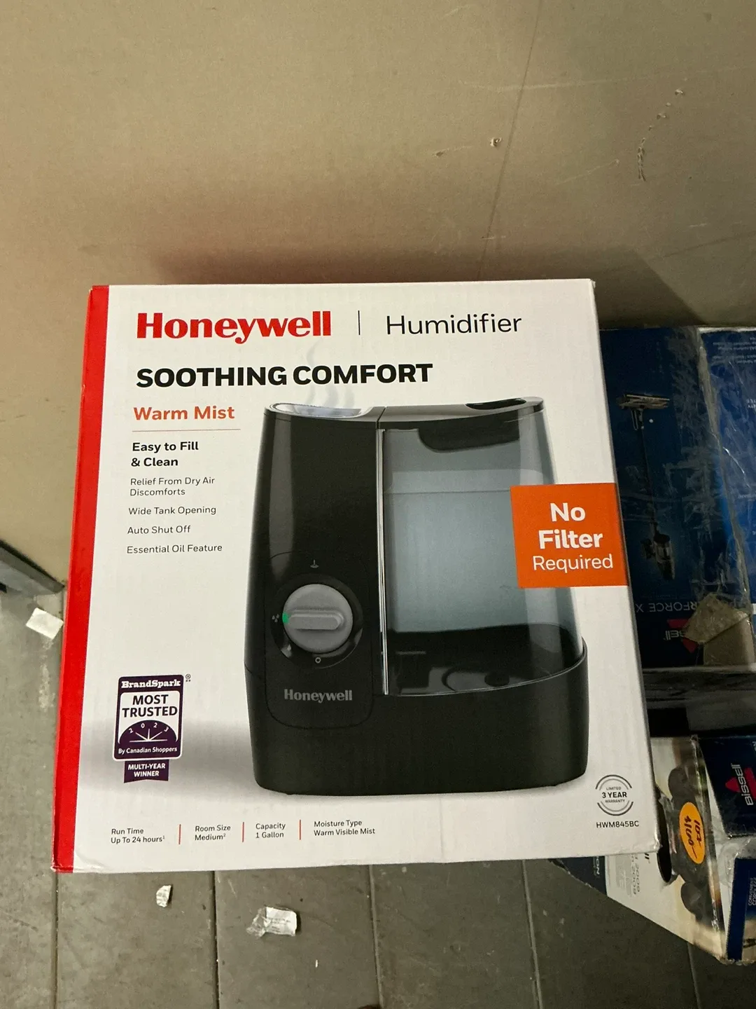 Honeywell Soothing Comfort Warm Mist Humidifier