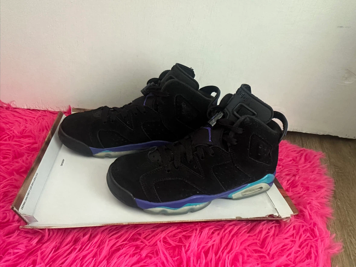 Air Jordan 6 Retro Black/Purple Shoes