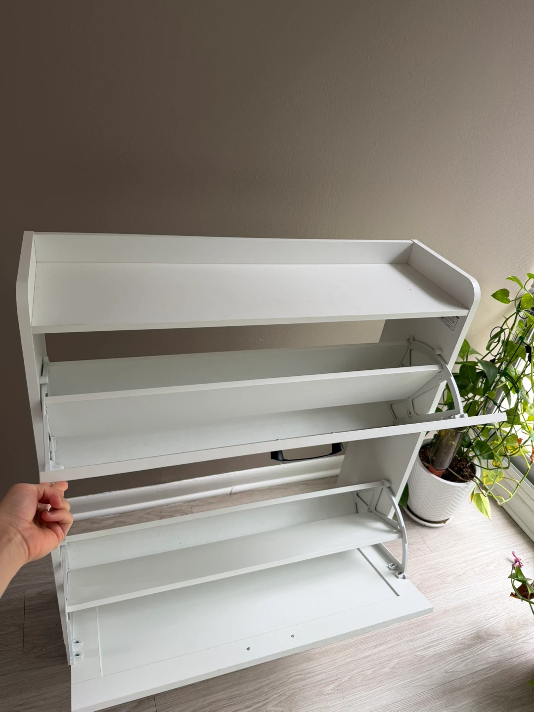 Shoe Cabinet Rack 3 tier shoe rack - photo 3