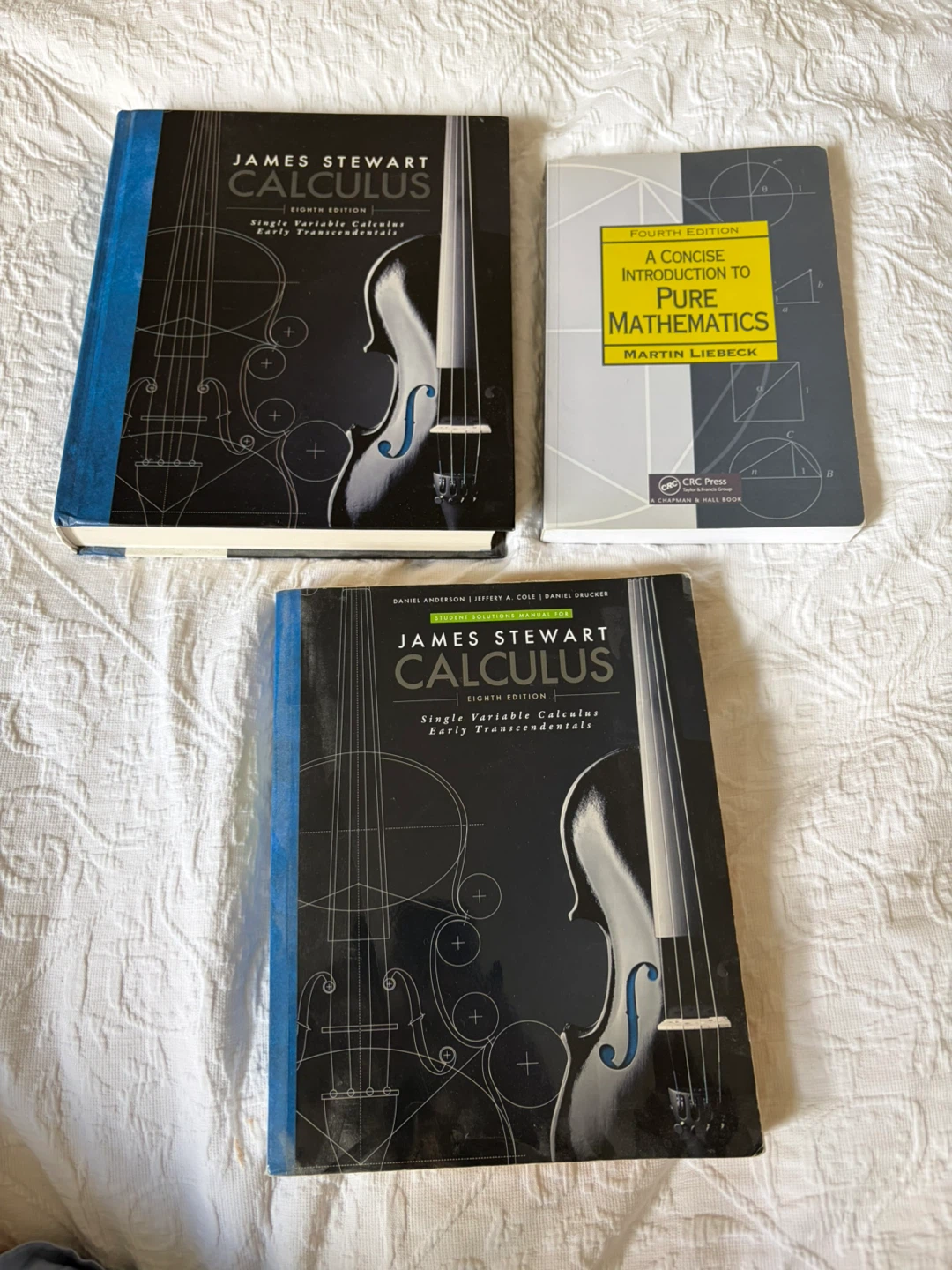 James Stewart Calculus Books (2) & Pure Mathematics Book - photo 2