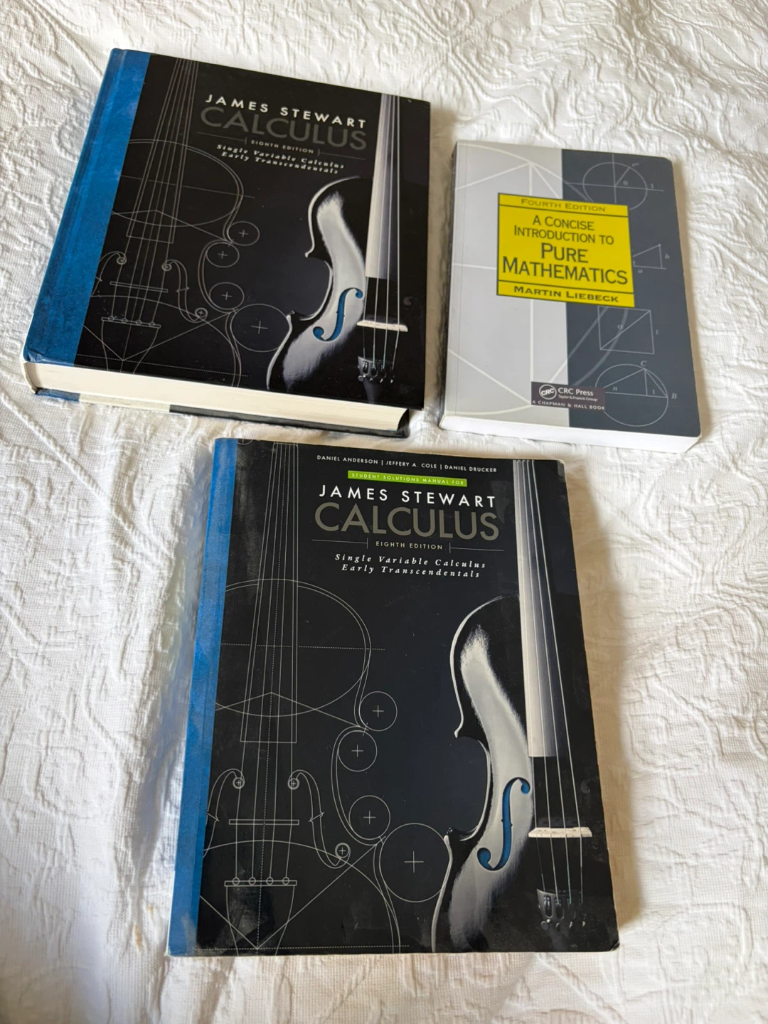 James Stewart Calculus Books (2) & Pure Mathematics Book