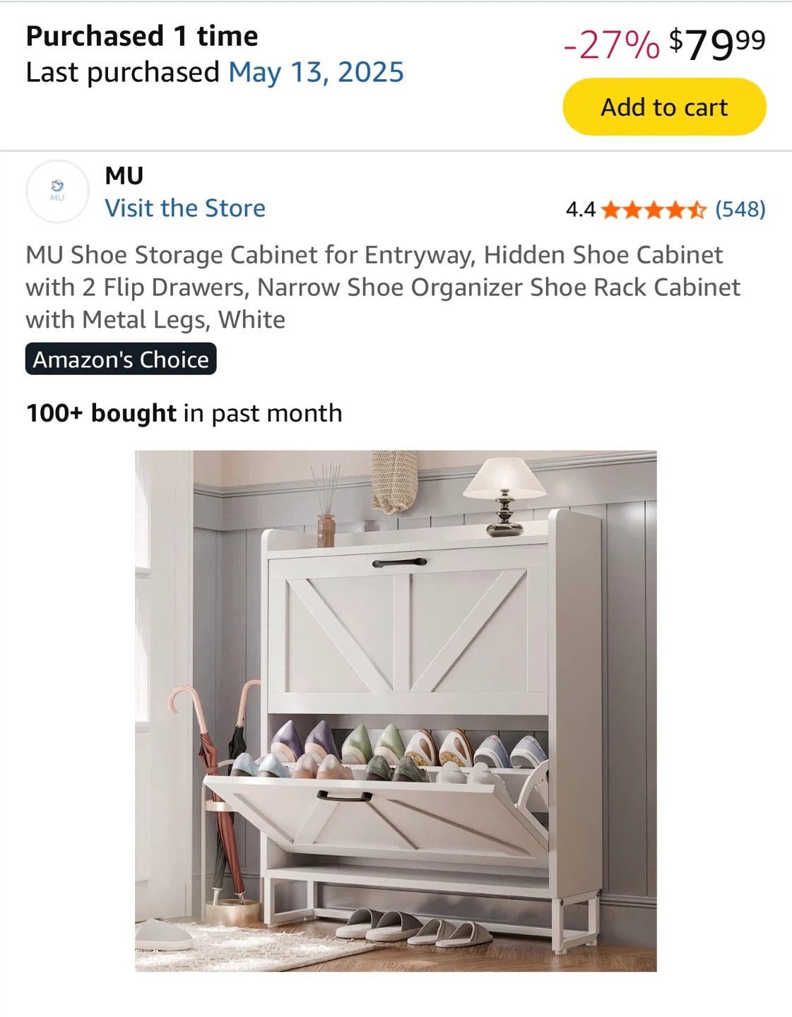 Shoe Cabinet Rack 3 tier shoe rack - photo 5